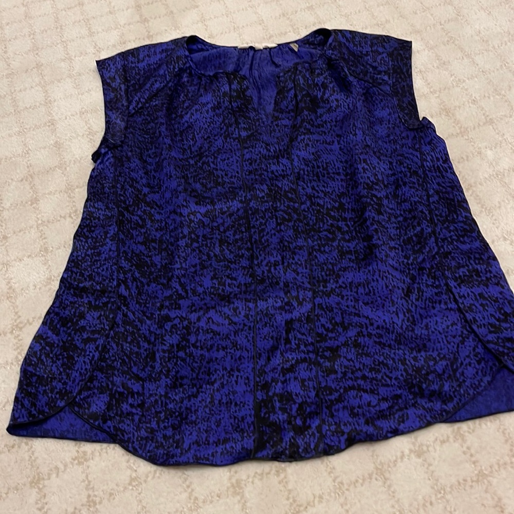 Silk Sleeveless Shirt